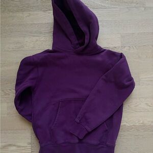 Aritzia TNA Purple Perfect Hoodie in Cozy AF Fleece